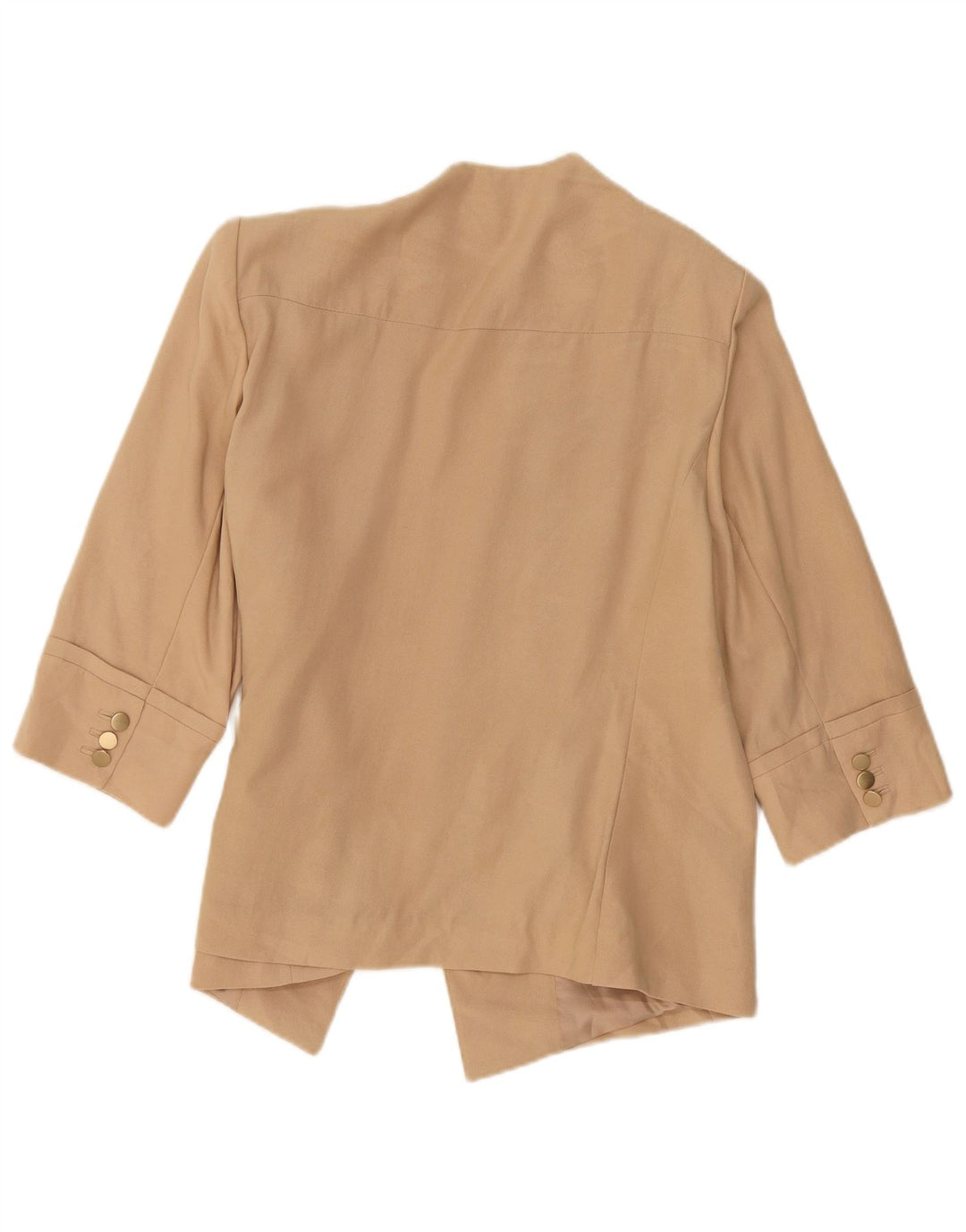 Marks & Spencer Dame 3/4 ærmet åben blazerjakke UK 20 2XL Beige