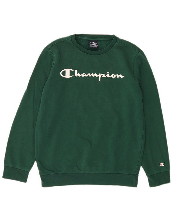 CHAMPION Drenge Grafisk Sweatshirt Jumper 11-12 år Grøn