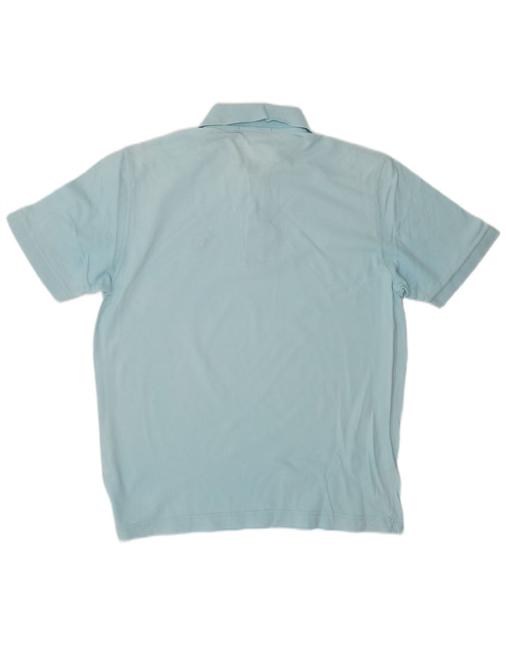 SERGIO TACCHINI Herre Milano Polo Shirt IT 46 Lille Blå Bomuld