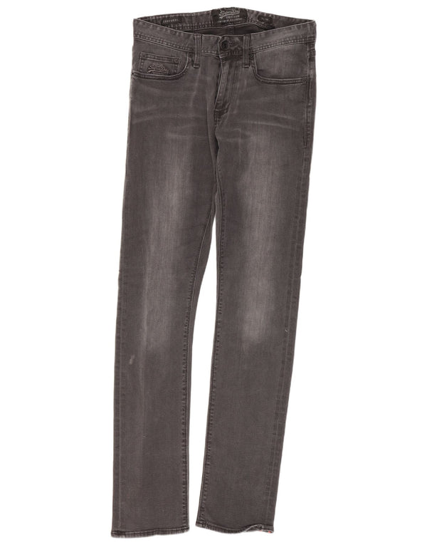 Superdry Slim Jeans til mænd W29 L32 Grå bomuld