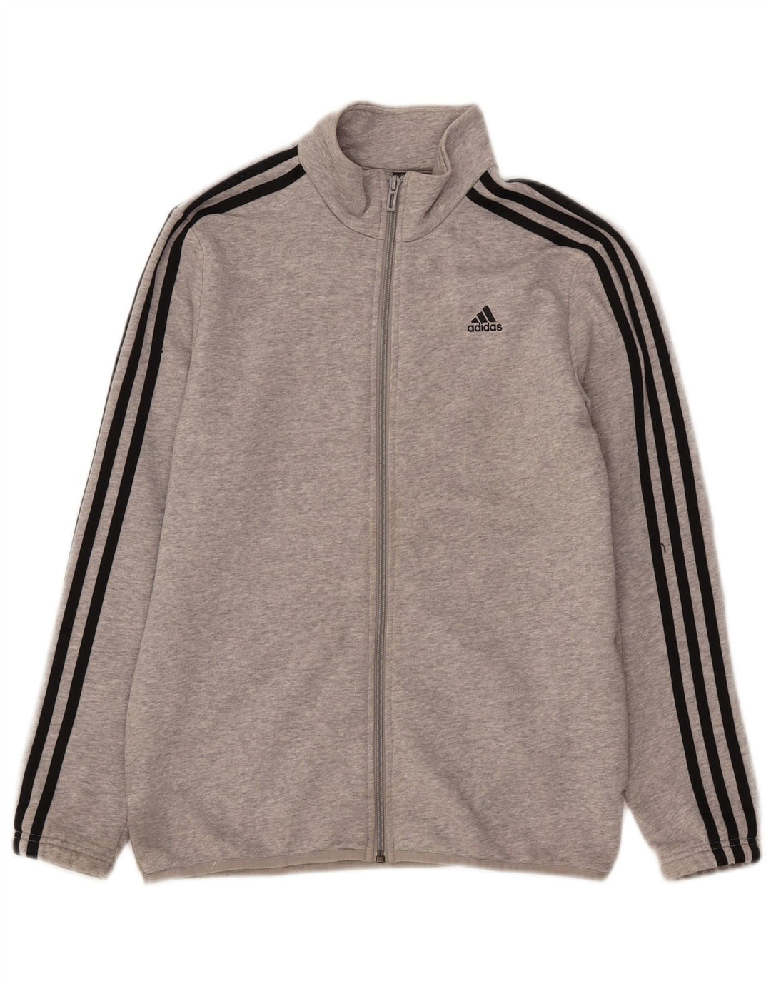 Adidas Drenge Træningsdragt Topjakke 13-14 År Grå Bomuld