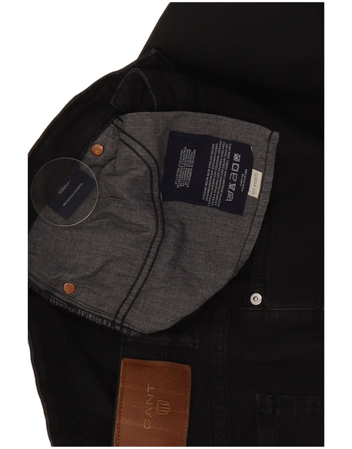 Gant lige jeans til kvinder W30 L27 sort bomuld