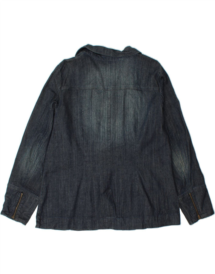 DKNY Womens Denim Jacket US 18 2XL Blue Cotton Vintage Dkny and Second-Hand Dkny from Messina Hembry 