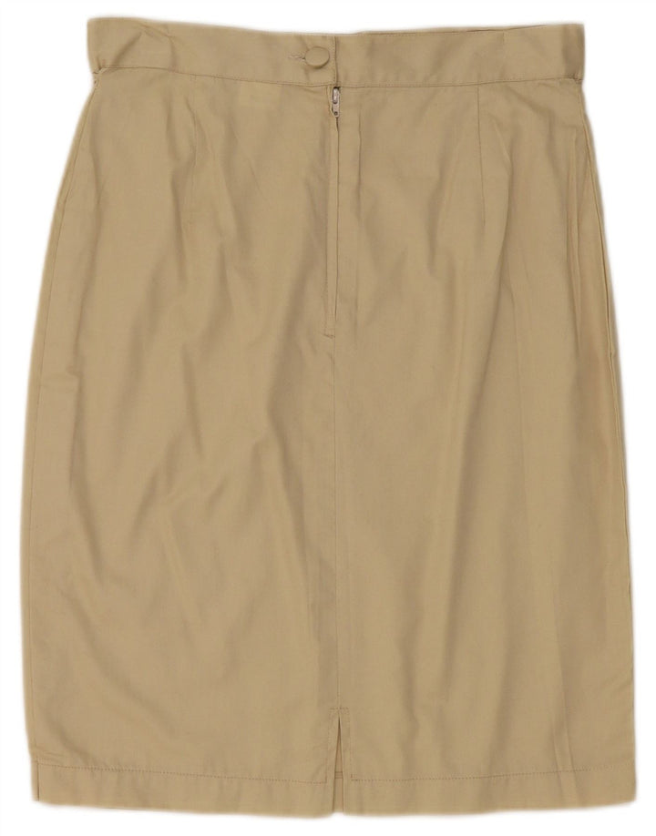 Vintage Blyantnederdel til kvinder W28 Medium Beige Bomuld