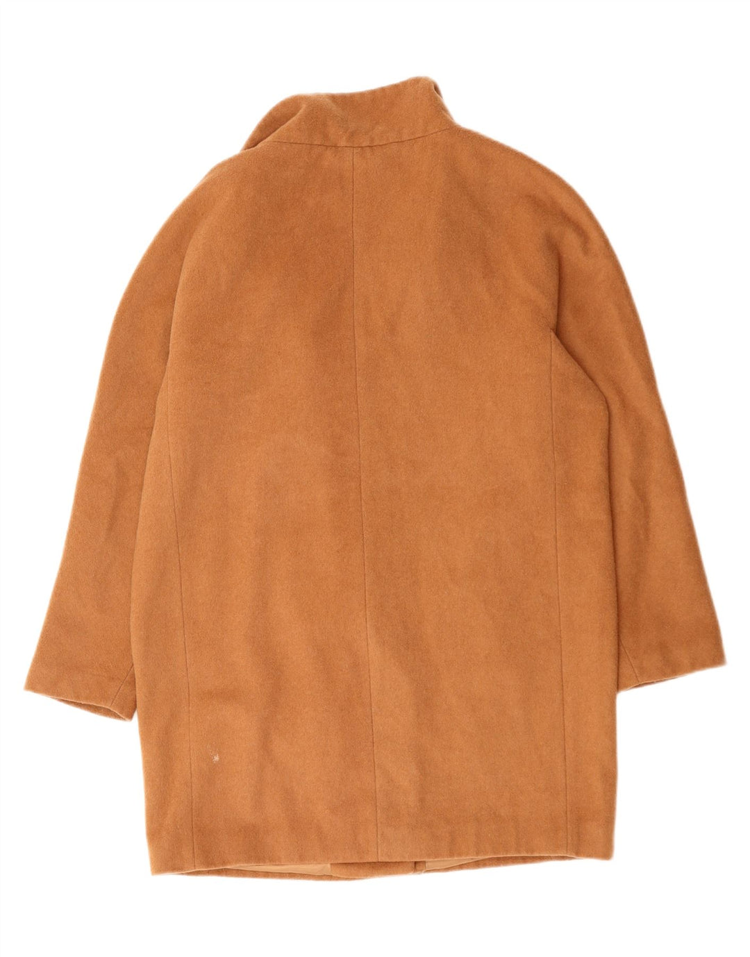 Jaeger Dame Loose Fit Overfrakke UK 14 Medium Brun Uld