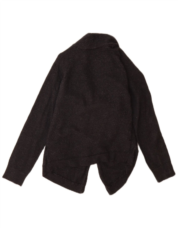 Eddie Bauer Pige Cardigan Sweater 11-12 År Stor Sort Uld