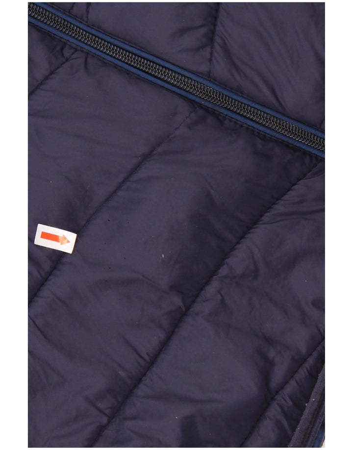 Napapijri Herre hættepolstret jakke UK 44 2XL marineblå polyamid