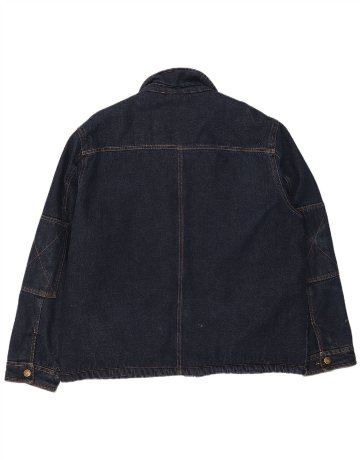 Wrangler Herre Sherpa Denimjakke UK 40 Stor Blå Bomuld
