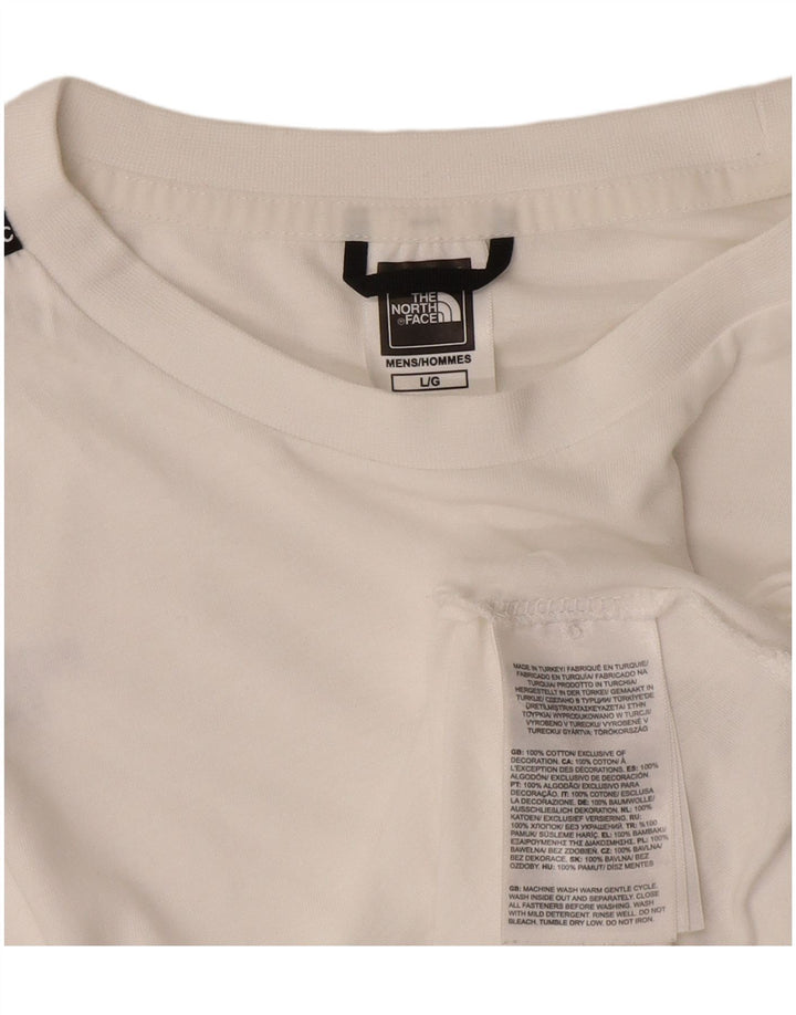 The North Face Herre T-Shirt Top Stor Hvid Bomuld