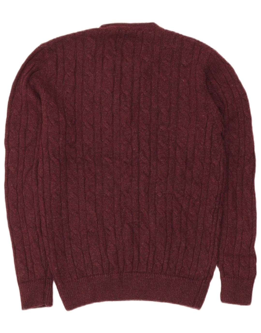 Jack Wills Herre Crew Neck Jumper Sweater Lille rødbrun polyamid