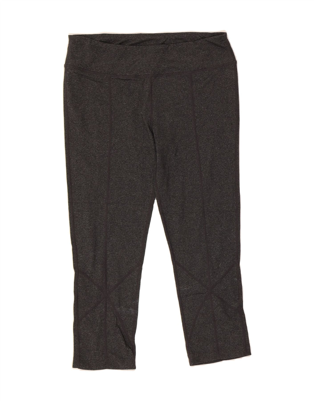 PRANA Womens Capri Leggings UK 12 Large Grey Polyester Vintage Prana and Second-Hand Prana from Messina Hembry 