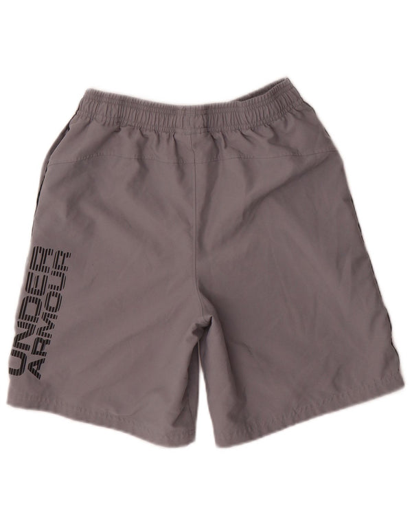 Under Armour Boys Heat Gear Grafiske sportsshorts 11-12 år Large Grå