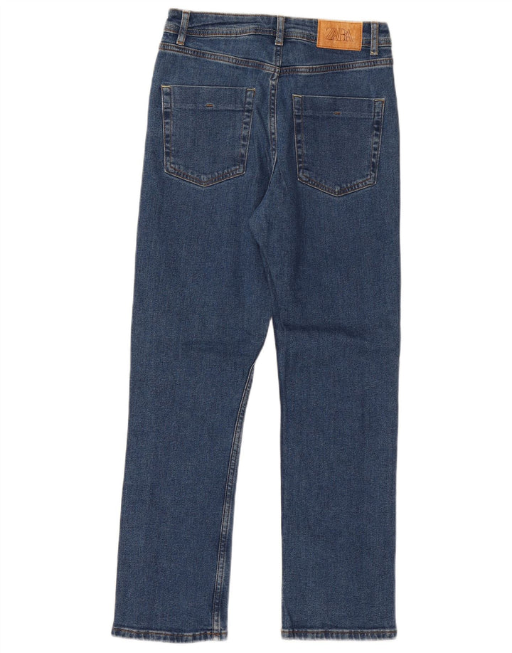 ZARA Dame Slim Jeans EU 38 Small W28 L27 Blå