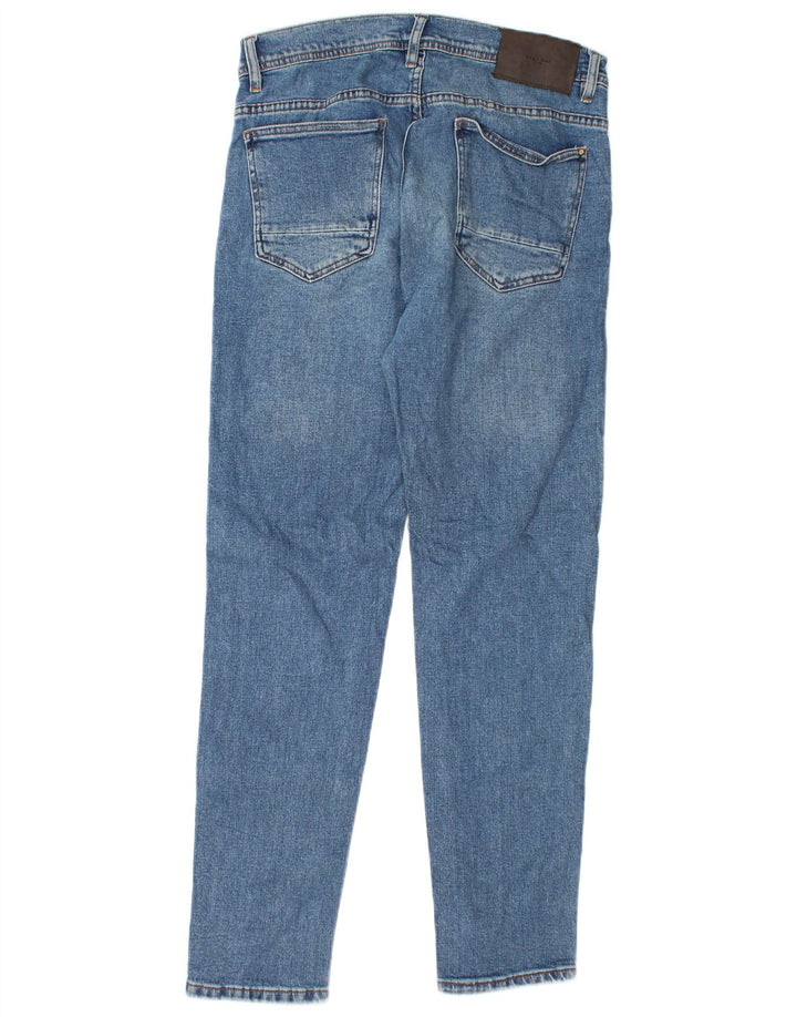 Zara Herre Slim Jeans EU 42 Large W32 L30 Blå