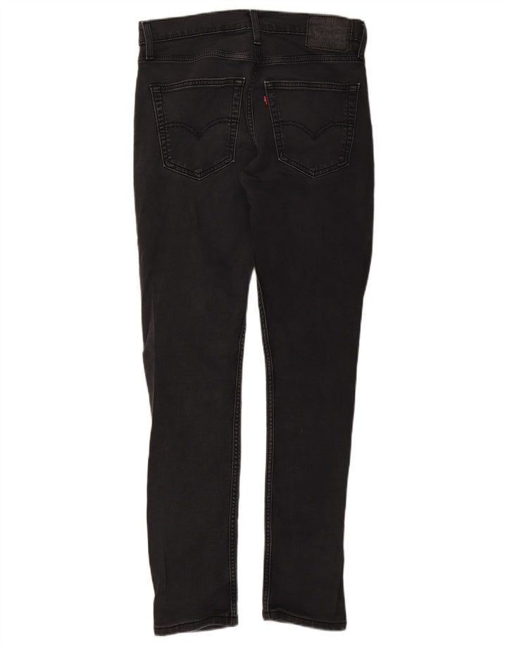 Levi's Slim Jeans til mænd W30 L32 sort bomuld