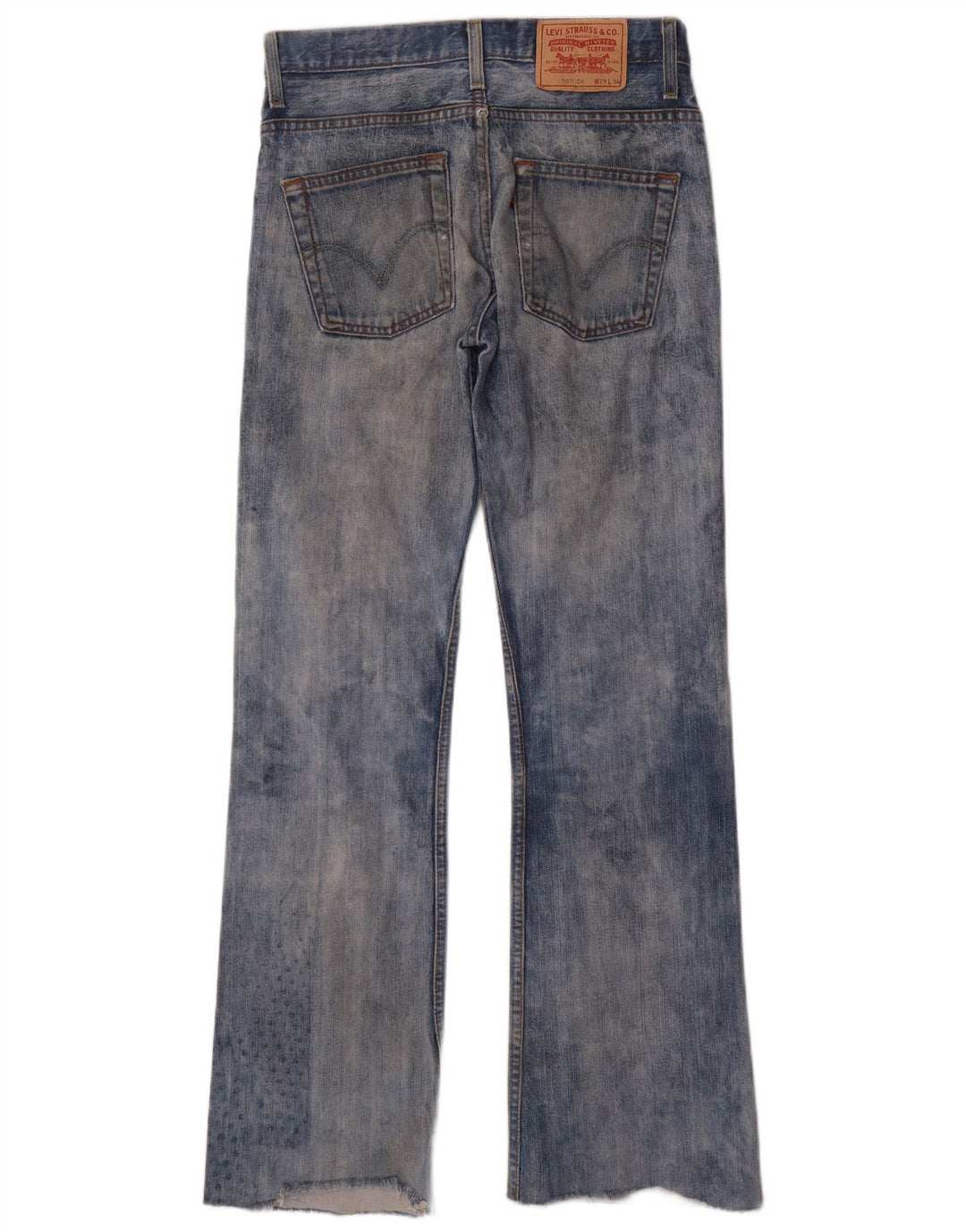 Levi's Herre 507 Bootcut Jeans W29 L32 Blå Bomuld