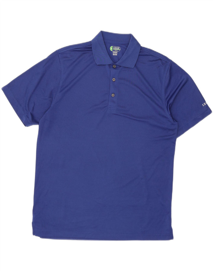 Izod Polo Shirt til mænd mellemblå polyester