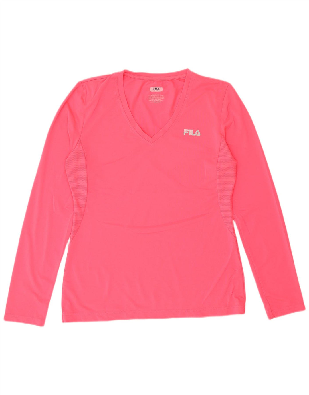 FILA Dametop Langærmet UK 16 Large Pink Polyester