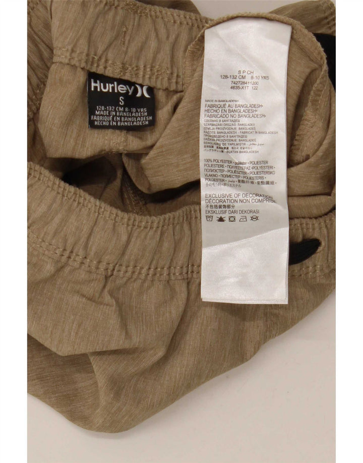 Hurley Boys Sports Shorts 8-9 år Små brun polyester