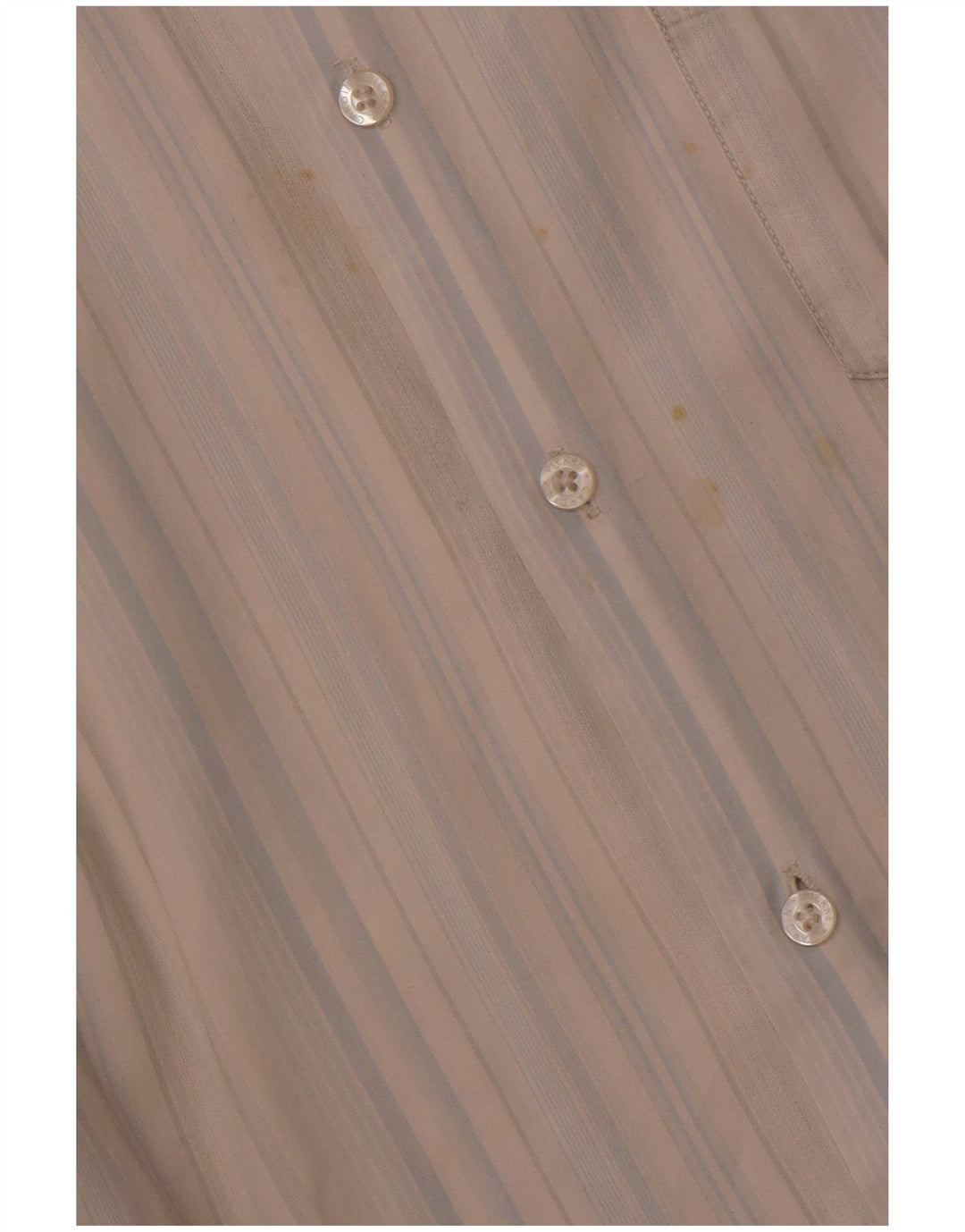 PIERRE CARDIN Kortærmet herreskjorte 2XL blå stribet bomuld