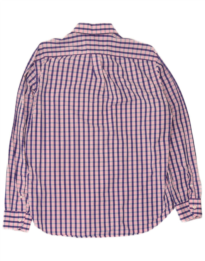 Harmont & Blaine Herreskjorte XL Pink Gingham Bomuld