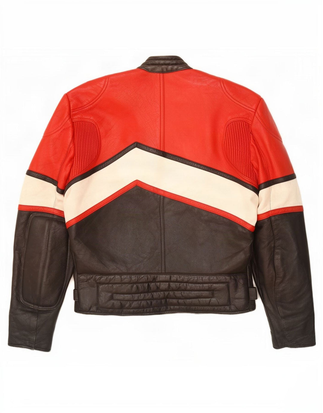 Sportex Racerjakke til mænd IT 44 XS Sort Colourblock Læder