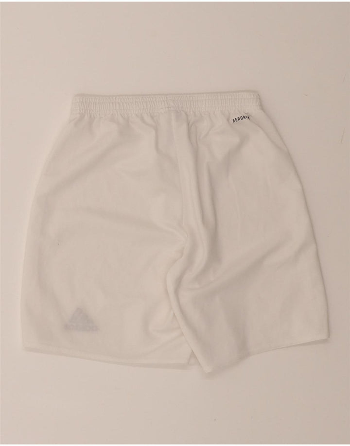 ADIDAS Mens Aeroready Sport Shorts Small White Polyester Vintage Adidas and Second-Hand Adidas from Messina Hembry 