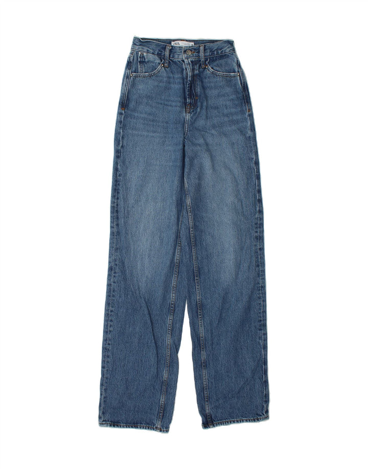 ZARA Womens Loose Jeans EU 34 2XS W24 L35 Blue Vintage Zara and Second-Hand Zara from Messina Hembry 