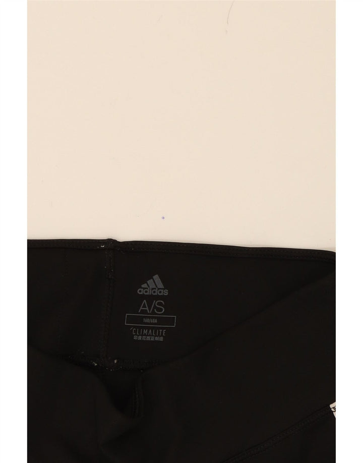 ADIDAS Womens Climalite Leggings UK 10 Small Black Vintage Adidas and Second-Hand Adidas from Messina Hembry 
