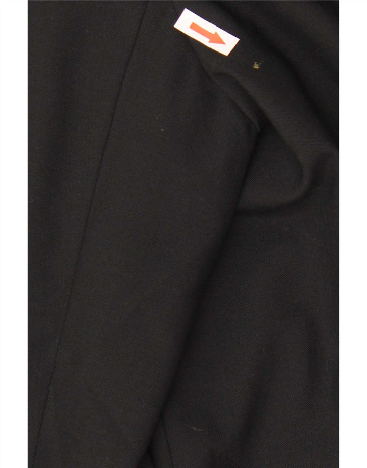 Marks & Spencer Herre Double Breasted Blazer Jacket UK 44 XL Sort Polyester