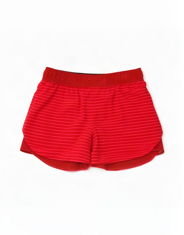 Lululemon Dame Sports Shorts US 6 Medium Pink Stribet