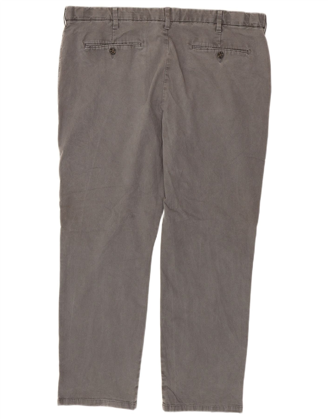 Marks & Spencer Herre Regular Fit Chinobukser W42 L31 Grå Bomuld