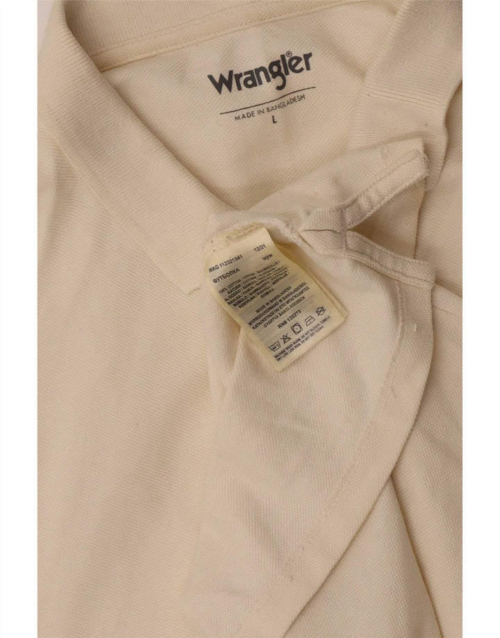 Wrangler herre poloshirt stor gul bomuld
