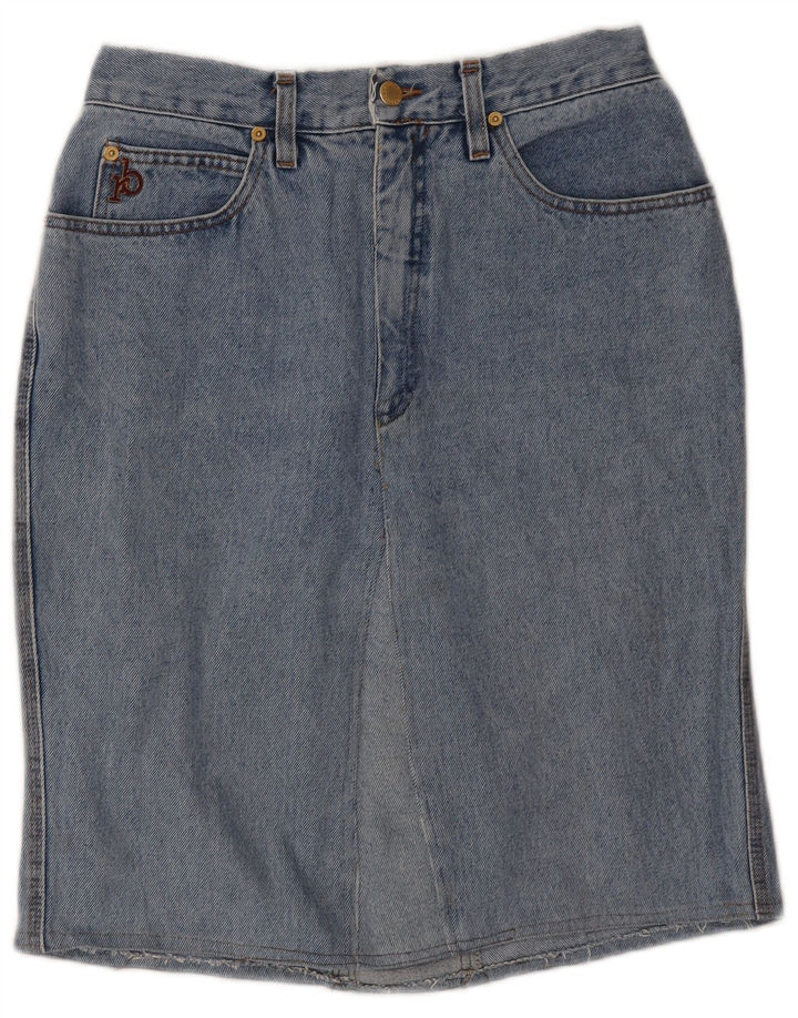 Roccobarocco Dame Denim Nederdel W33 Stor Blå Bomuld