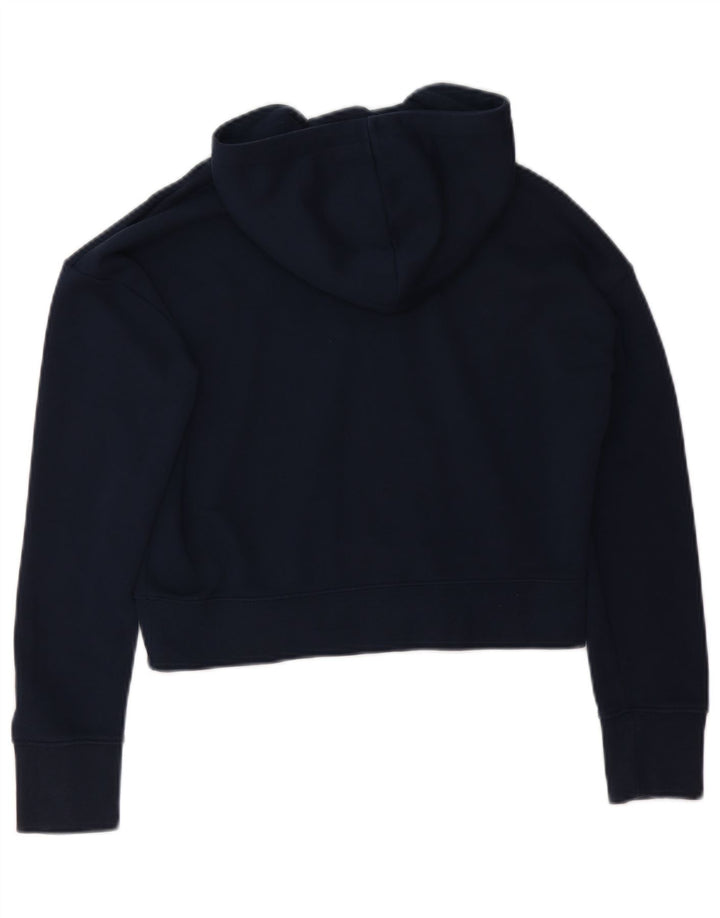 NIKE Girls Crop Standard Fit hættetrøjetrøje 13-14 år XL Marineblå