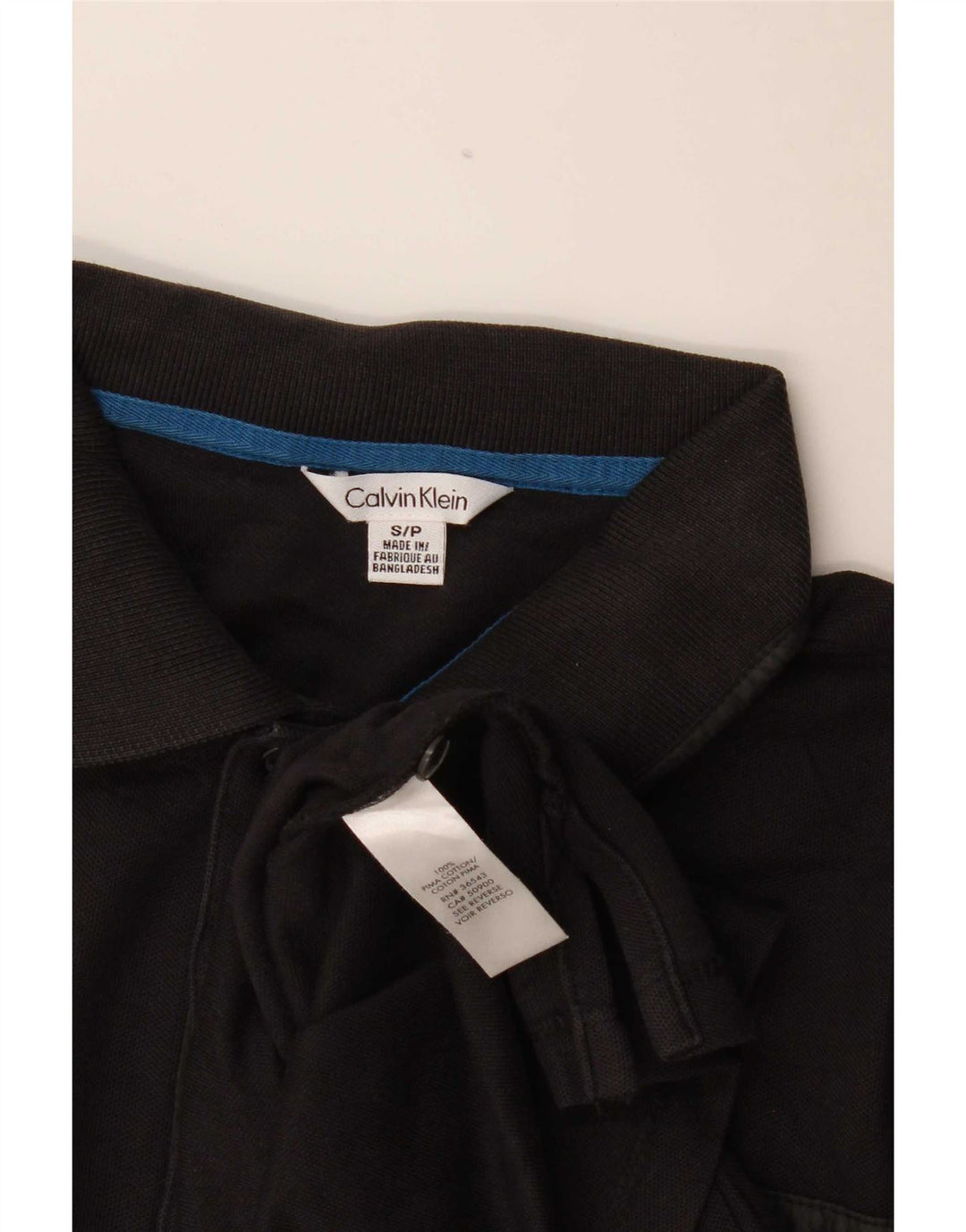 Calvin Klein herre poloshirt Lille sort bomuld