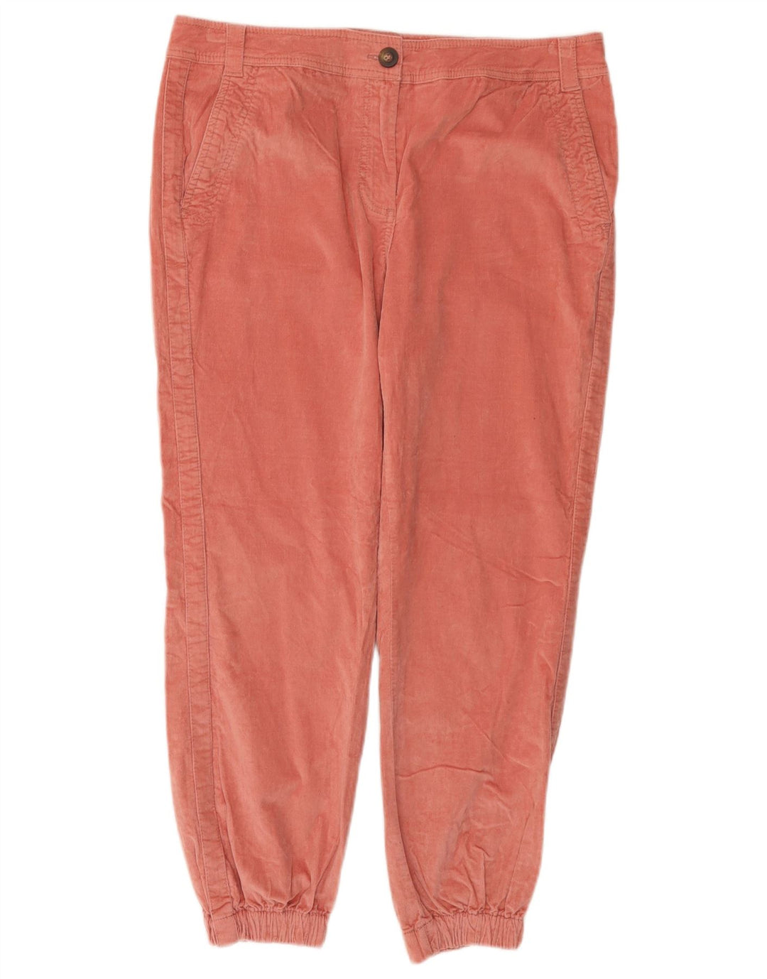 BODEN Dame Crop Joggers Corduroy Bukser UK 14 Large W34 L25 Pink