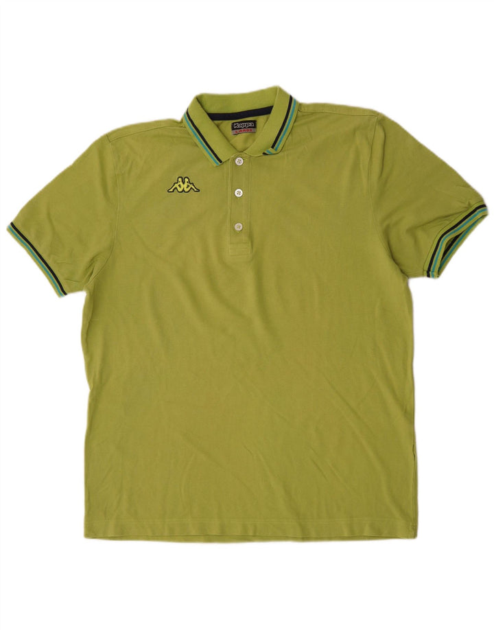 Kappa Polo Shirt til mænd, stor grøn
