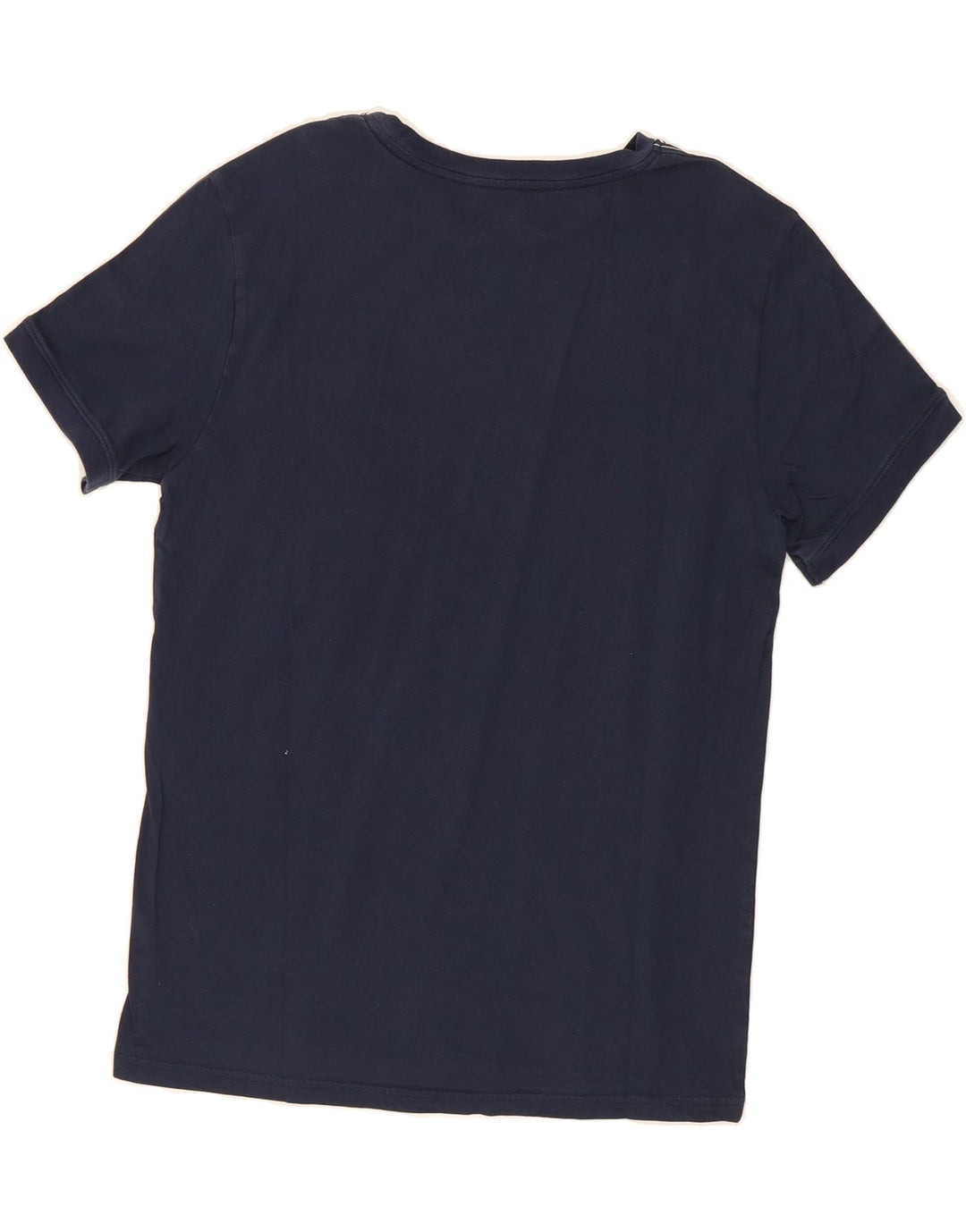 TOMMY HILFIGER Mens Graphic T-Shirt Top Medium Navy Blue Vintage Tommy Hilfiger and Second-Hand Tommy Hilfiger from Messina Hembry 