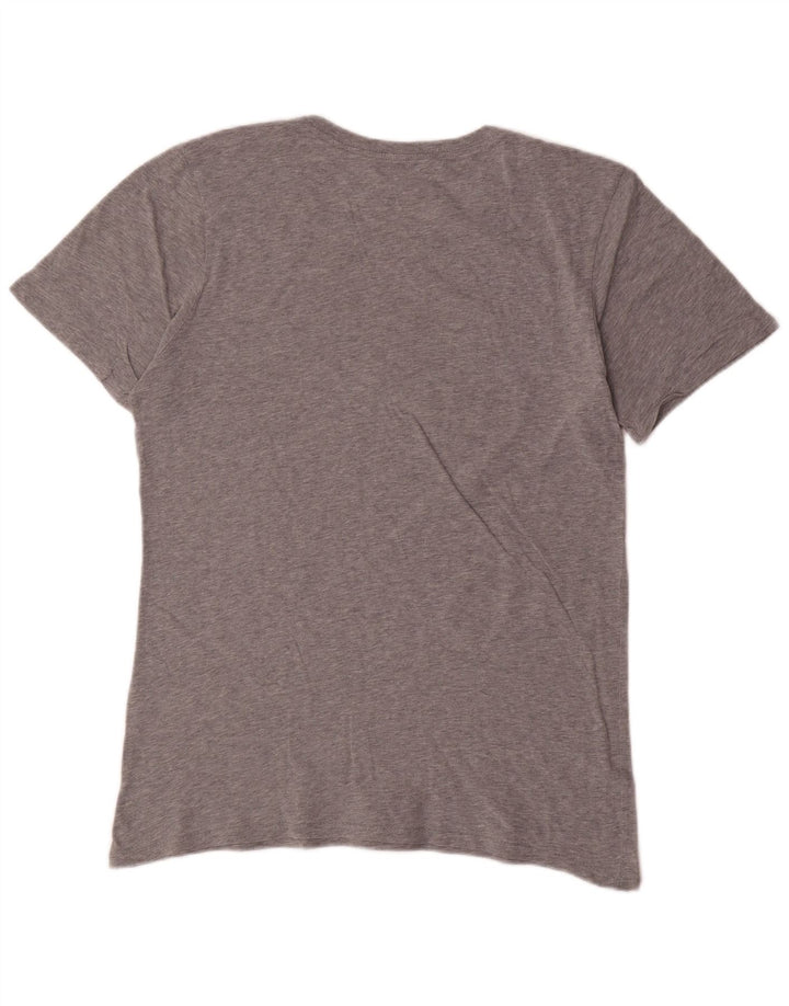 Nike grafisk t-shirt top til mænd, lille grå bomuld