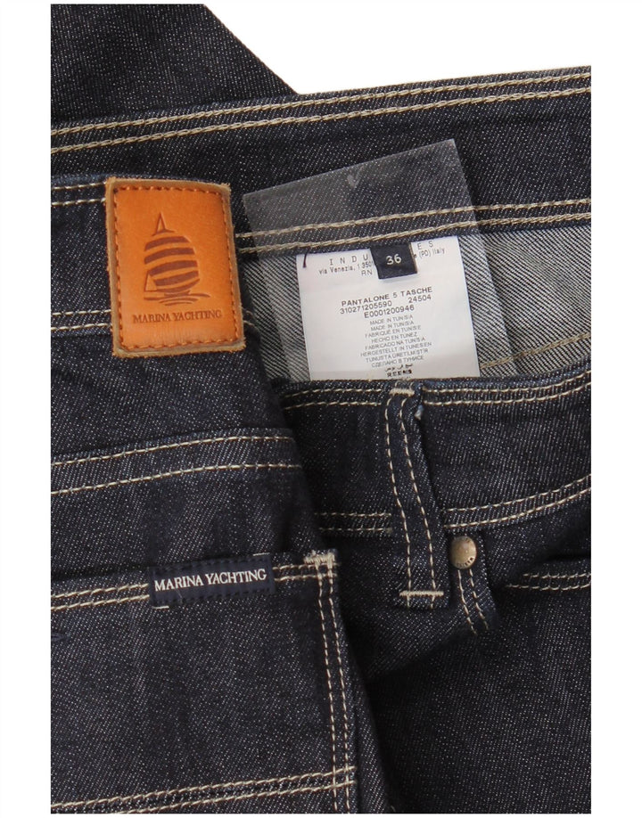 MARINA YACHTING Straight jeans til mænd W36 L29 Marineblå bomuld