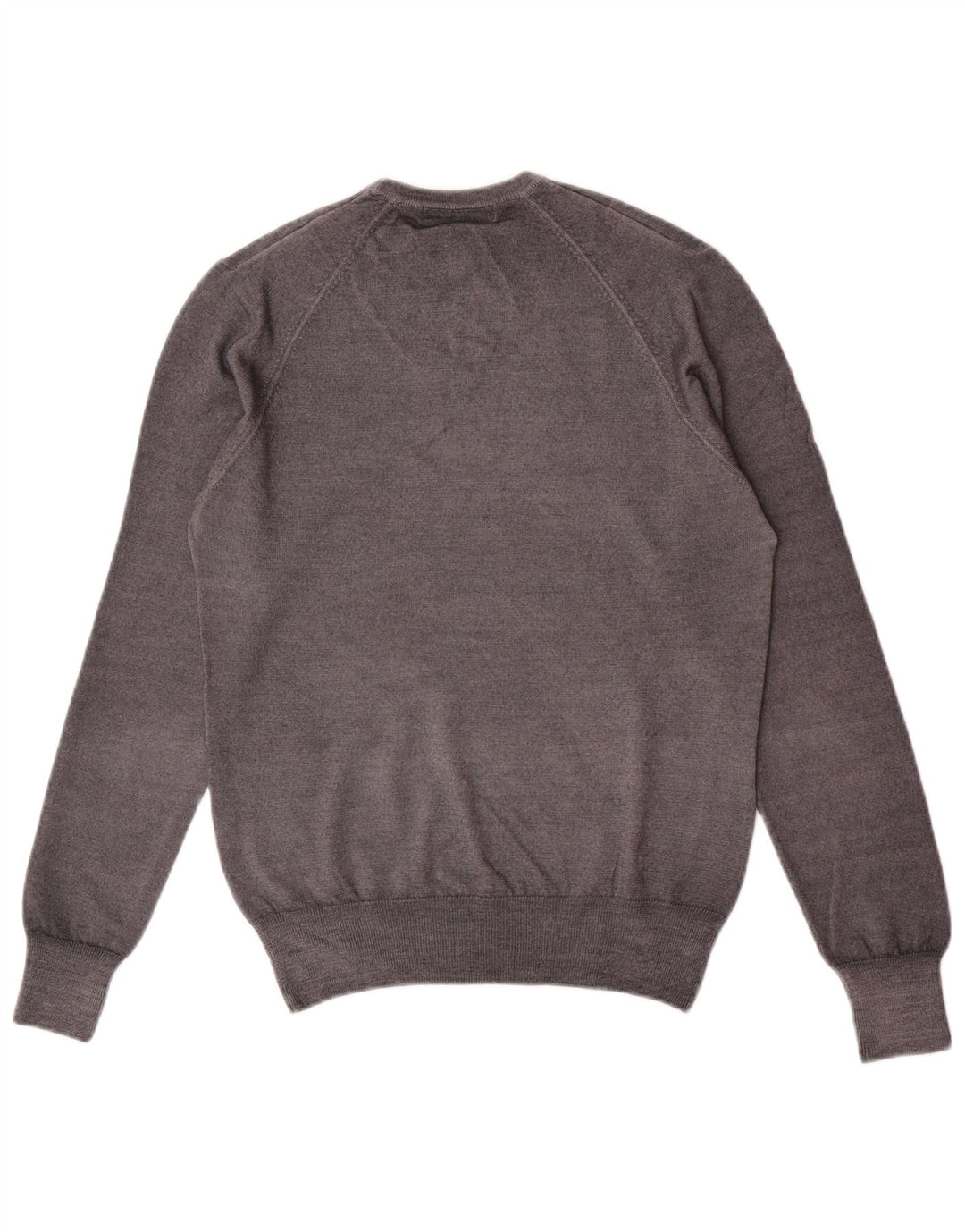 Ungaro Herre Crew Neck Jumper Sweater IT 48 Lille Grå Uld