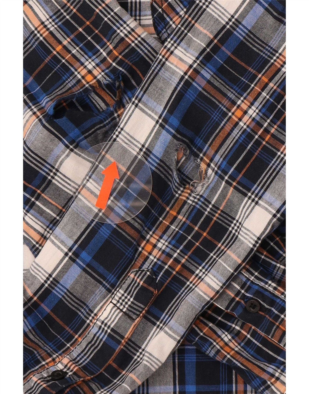 Jack & Jones Grafisk skjorte til mænd Medium Blue Plaid