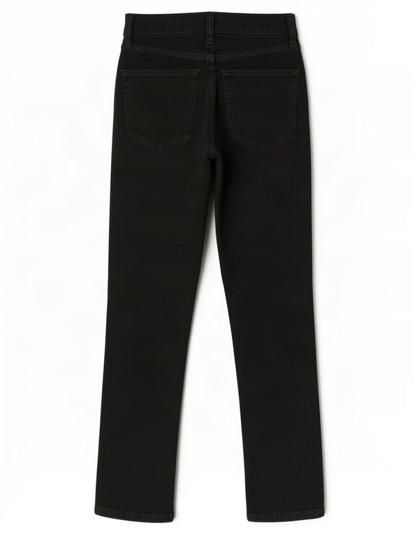 Zara Womens Straight Jeans EU 34 2XS W24 L26 Black Cotton