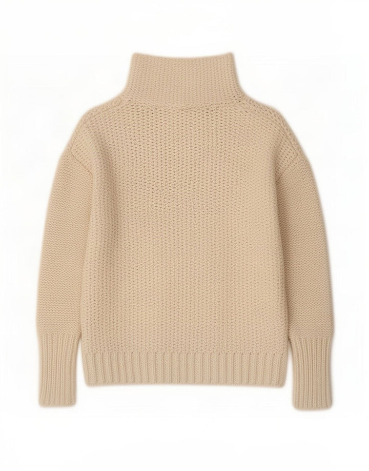 MINT VELVET Dame Turtle Neck sweater UK 10 Small Off White