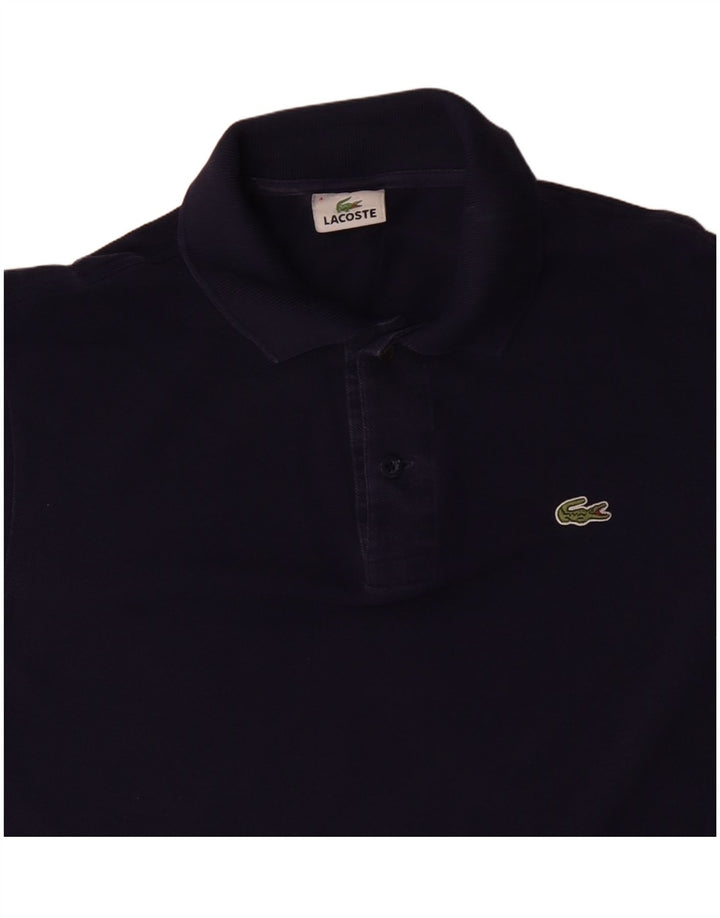 LACOSTE Poloskjorte til mænd størrelse 4 Medium Navyblå Bomuld