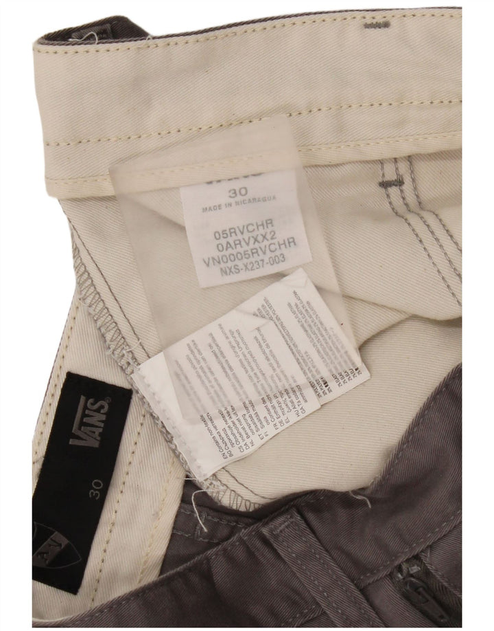 Vans Herre Cargo Shorts W30 Medium Grey Bomuld