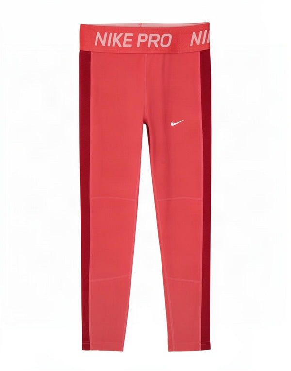 Nike piger grafiske leggings 12-13 år Large Pink Colourblock Polyester