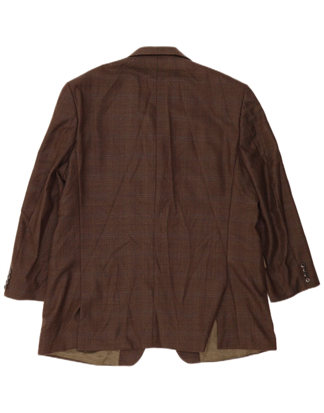 Marks & Spencer Herre lang 2-knaps blazerjakke UK 46 XL Khaki ternet uld