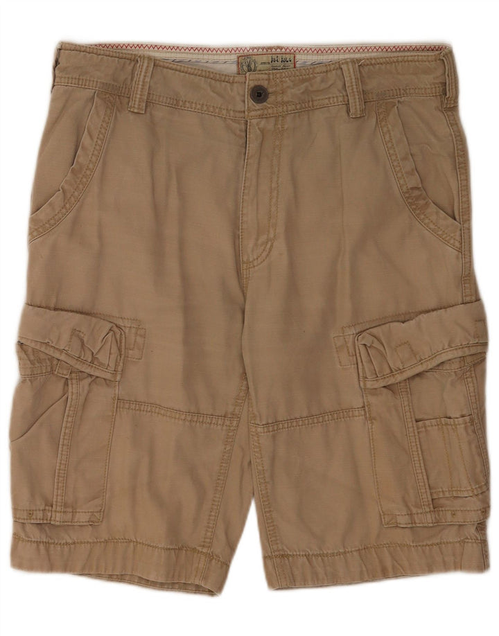 Fat Face Herre Cargo Shorts W34 Stor Beige Bomuld